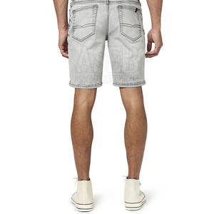 Pantalones cortos vaqueros de algodón 100% para hombre de talla grande superventas, de secado rápido, transpirables, ecológicos, personalizables, diseño de logotipo, patrón sólido - Product Image 6