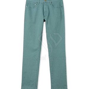 กางเกงยีนส์ผู้ชายออกแบบเองได้สไตล์ไม่ซ้ำใครน้ำหนักเบาดีไซน์แบบลำลองมีกระดุมปิดแบบมีกระดุมสไตล์ของคุณเอง - Product Image 5