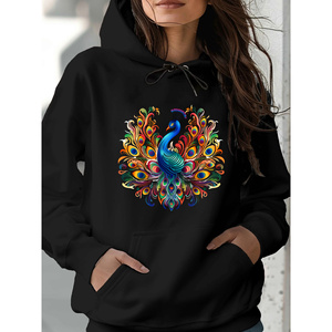 Kinitwear Otoño/Invierno para mujer Sudadera Jersey Un color Ocio Estándar Hecho en China - Product Image 1