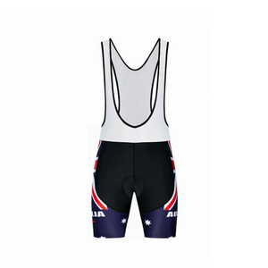 Cuissard à bretelles de cyclisme Country Team Cuissard à bretelles de vélo rembourré en gel pour homme - Product Image 4