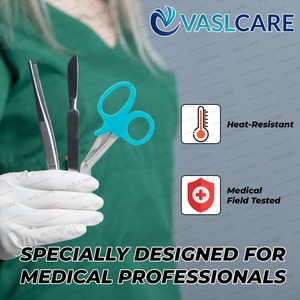 Vaslcare Tijeras Médicas de Emergencia, Herramienta Manual de Rescate Paramédico, Cuchillas de Acero Inoxidable, Mango de ABS, Azul Cielo - Product Image 4