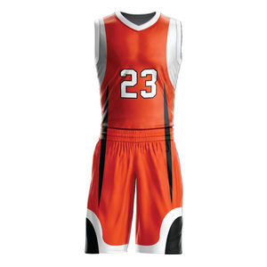 Nouvelle version Uniforme de basket-ball sans manches Design respirant avec impression de style dernier cri Ensembles confortables - Product Image 1