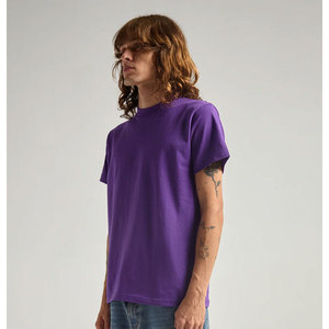Camisetas con hombros caídos y logotipo bordado personalizado para hombre, camiseta pesada de algodón 100 para hombre, camisetas lisas para hombre - Product Image 4