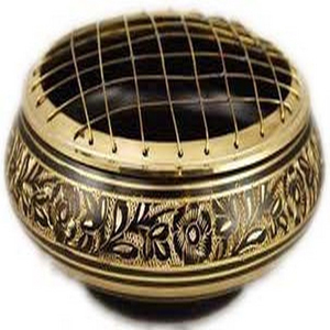 เครื่องเผาถ่านธูปออกแบบใหม่ที่ใส่ธูปโลหะทองเหลืองคุณภาพดี - Product Image 2