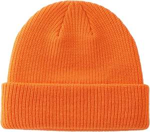 Latest Arrival Unisex Winter <b>Beanie</b> Thick Knitted 100% Acrylic Cuffed <b>Skull</b> Cap Ripped Rhinestone for Men Women for Ski - Product Image 1