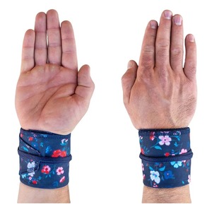 Bandes de poignet ajustables avec logo personnalisé pour la musculation, la remise en forme, l'haltérophilie, la musculation, la compression, l'élasticité, accessoires de gym - Product Image 1