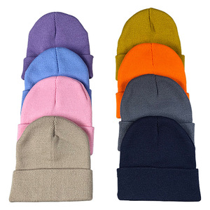 Gorro personalizado liso de invierno de alta calidad 100% gorro de punto cálido acrílico jacquard con logotipo personalizado - Product Image 2