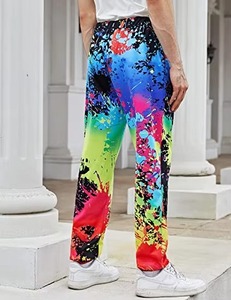 Pantalones deportivos de sublimación para hombre, de primera calidad, diseñados para entrenamiento físico, jogging, correr y hacer ejercicio. - Product Image 3