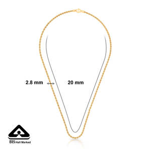 Collar de Cadena de Eslabones Vintage Chapado en Oro de 18k para Unisex, Regalo de Boda - Product Image 5