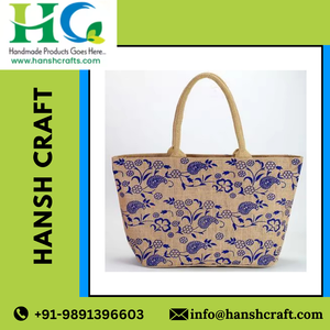 Best Price Durable Jute Cosmetic <b>Bags</b> with Printed Design | Zipper & <b>Drawstring</b> Closure Fabric <b>Makeup</b> <b>Bags</b> Export Quality Bulk - Product Image 2