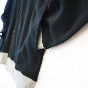 Chaqueta Bomber Negra Estilo Universitario con Diseño de Logotipo Personalizado al por Mayor OEM, Chaqueta de Invierno y Primavera con Cuello Alto para Hombre y Mujer - Product Image 3