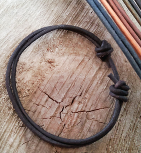 Genuine Leather Cord Bracelet or Anklet Best Selling Rope Bracelet <b>Men</b>, Nautical Rope Bracelet, Surfer Bracelet - Product Image 2