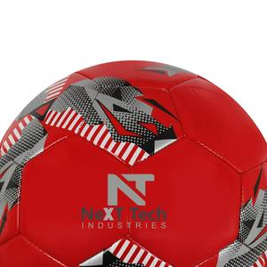 เทคโนโลยีการแข่งขันฟุตบอลไฮบริดแบบมืออาชีพวัสดุพื้นผิว TPU ลูกบอลออกแบบเองและโลโก้ตามสั่ง - Product Image 5