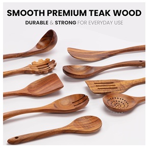 Un guide complet Ensemble de bols de vente chaude fabriqué en Inde comprend un ensemble de serveurs à salade en bois - Product Image 5