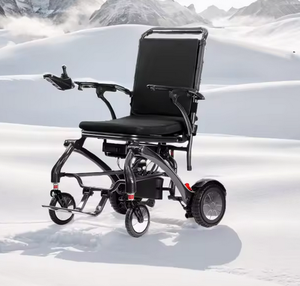 Ready for Baichen CE Sillas De Ruedas Carbon Fibre Folding 17KG Lightweight Wheel Chair Remote Control Smart - Product Image 1