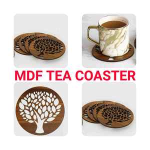 Vente en gros Sous-verre à thé en bois naturel Vaisselle au design bohème pour la maison Hôtels Restaurants Mariages Fêtes Fabriqué Exportateur - Product Image 6