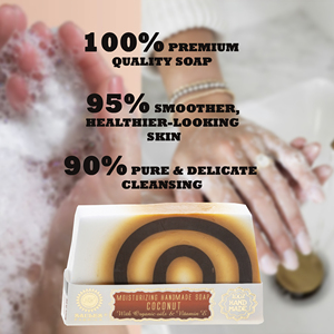 Jabón Cremoso de Coco en Barra 80g, Limpieza Suave para Baño, Cuidado Corporal y Facial, Fórmula para Piel Suave, Marca Privada OEM ODM - Product Image 2