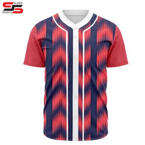 Customized Your Own logo Baseball Jersey With Breathable and Stretchable Fabric and High Quality <b>Material</b> Fabric - Product Image 6