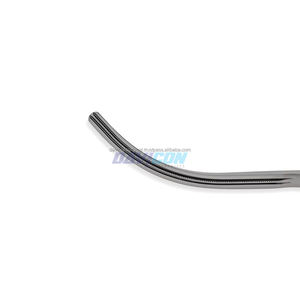 เครื่องมือหนีบหลอดเลือดแบบโค้งสำหรับการผ่าตัดผ่านกล้องแบบแมนนวล ขนาด 65 มม. ปากหนีบแบบไม่ทำให้เกิดการบาดเจ็บ 1x2  แกนขนาด 10 มม. ความยาวใช้งาน 23 ซม. ทำจากสแตนเลส ขนาด 12.75 นิ้ว (32 ซม.) - Product Image 6