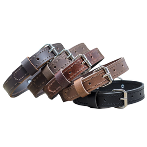Elegante Collar de Cuero Premium para Perro con Acabado de Tachuelas, Diseño Simple y Lujoso, para Perros Pequeños y Grandes, Duradero, Transpirable y Ecológico - Product Image 3