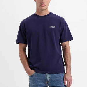 T-shirts pour hommes en coton personnalisé de longueur régulière/T-shirts pour hommes à la mode et respirants à vendre - Product Image 1