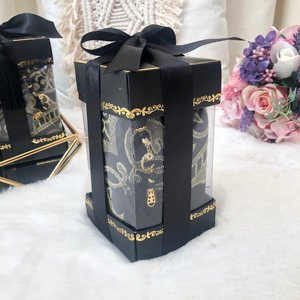 Ensemble cadeau Coran en cuir thermo, cadeau de mariage islamique, tasbih fait main, tapis de prière, chapelet, accessoires islamiques traditionnels, personnalisé - Product Image 3