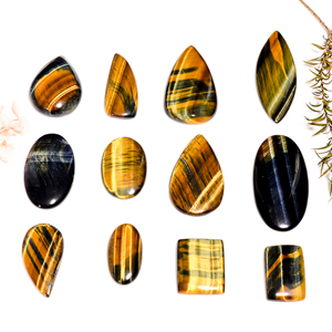 พลอยตาเสือสีทองธรรมชาติทรงหลวมอัญมณีทรงหลวมสำหรับทำเครื่องประดับ - Product Image 5