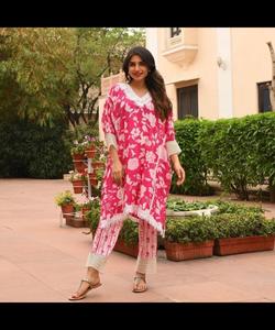 Venta al por mayor vestido cosido indio Eid Maria algodón impreso Formal Maxi hermoso estilo árabe Boutique colección - Product Image 1