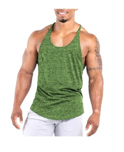 Camiseta sin mangas de gimnasio con espalda en Y personalizada para hombres, larguero muscular de secado rápido para culturismo y entrenamiento, chaleco y camiseta de entrenamiento - Product Image 2