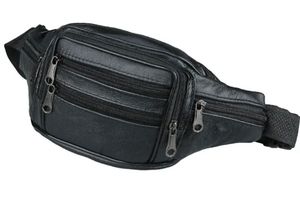 Men's Heavy Duty Leather Waist <b>Belt</b> Bum Bag with Zipper Closure <b>Travel</b>-Friendly Hip Pouch <b>Money</b> Purse - Product Image 2