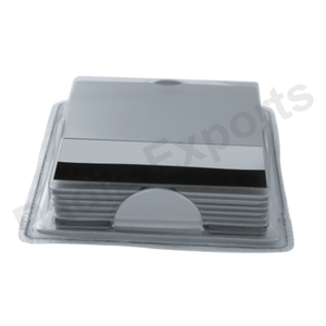 Stylish Durable Metal Drink Coaster <b>Table</b> <b>Protector</b> for Hot & Cold Beverages & Utensils - Product Image 3