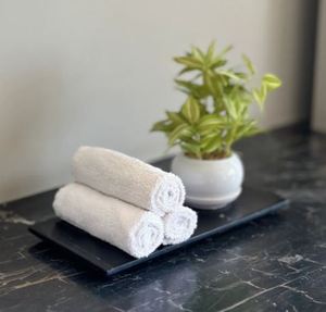 Elegant Natural Marble Oval Flat Serving Tray Artisan Crafted Waterproof Modern Home Decor - Product Image 2
