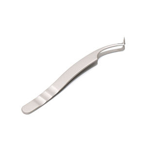 Pince à cils professionnelle en acier inoxydable à 90 degrés | Antistatique Durable | Marque personnalisée disponible | Vente en gros LASHMETICS - Product Image 1