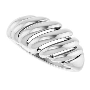 Stuller 14KW <b>Dome</b> <b>Ring</b> Gift for Special Occasions Model 5206:765559P - Product Image 5