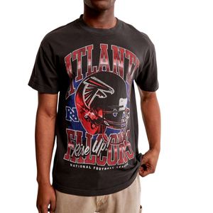 T-shirt surdimensionné en coton hip-hop vintage graphique personnalisé pour hommes tissu en jersey Logo avant et couleur personnalisée - Product Image 1