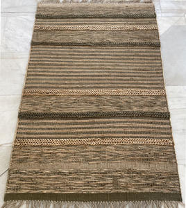 Directo de fábrica personalizable moderno yute plano tejido Dhurry área alfombra indio hecho a mano multitexturizado para uso doméstico Jacquard - Product Image 1