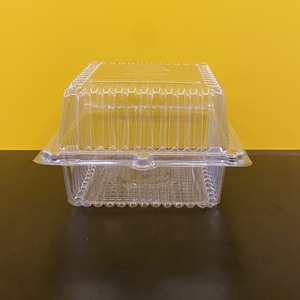 ภาชนะพลาสติกใส่ผักและผลไม้พร้อมฝาพับได้กล่องผลไม้สำหรับสัตว์เลี้ยงทรงสี่เหลี่ยมผืนผ้า - Product Image 2