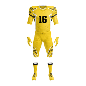 2025 nouveau Design uniforme de Football américain ensemble complet Logo personnalisé broderie nom impression séchage rapide maille tissu OEM ODM fabricant - Product Image 2