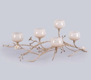 Stunning Multi T Light <b>Candle</b> <b>Holder</b> With Golden Finished Branch Ideal For Living Bedroom Dining And Centerpiece Accent - Product Image 4