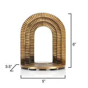 Luxury Handmade Religious <b>Gold</b>-Plated Aluminium Animal Sculpture Modern Home Decor Contemporary Abstract Polished <b>Statue</b> - Product Image 3