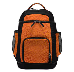 Sac à dos de basketball en polyester et nylon léger et luxueux avec motif lettres, capacité 20-35L pour le sport et les voyages - BB-0059D - Product Image 5