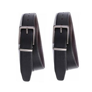 Ceinture formelle pour homme en cuir véritable sur mesure avec boucle à ardillon en laiton 40 mm/largeur personnalisée, légère et durable - Product Image 4