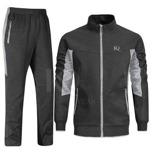 Hot Selling Winter Plus Size Casual <b>Men</b> Tracksuit 100% Cotton Breathable Comfortable Lightweight Eco-Friendly Solid Quick Dry - Product Image 2