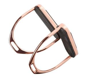 Estribos para montar a caballo, banda ancha ajustable de acero inoxidable 304, ligero, ecuestre, reutilizable, garantía de por vida - Product Image 6