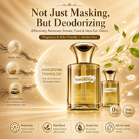 Diffuseur d'air frais en verre personnalisé avec logo, parfum de luxe pour voiture, neutraliseur d'odeurs, élimine les odeurs, parfum longue durée