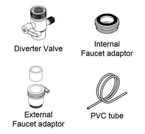 Filtro de Agua Manual de Una Etapa con Prefiltración de 10 Pulgadas, Purificador de Agua de Sobremesa con Carcasa Blanca Transparente para Uso en Hoteles y Hogares - Product Image 3