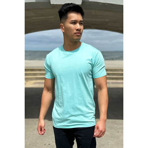 T-shirt d'été 100% en coton à col rond léger pour hommes - Product Image 6