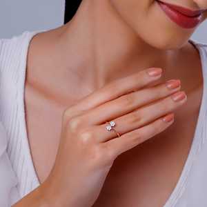 แหวนเพชรช่อกุหลาบทอง - Product Image 4