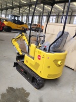 Mini-excavatrice sur chenilles, petite machine de terrassement pour la ferme, le jardin, la construction, les travaux routiers et l'aménagement paysager