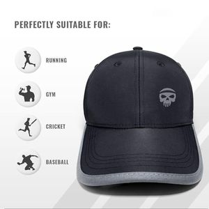 หมวกเบสบอลทางการ5แผงผ้าฝ้ายแข็งแรงหมวกปิดถนนแบบสปอร์ตปรับได้สำหรับกิจกรรมกลางแจ้ง - Product Image 4